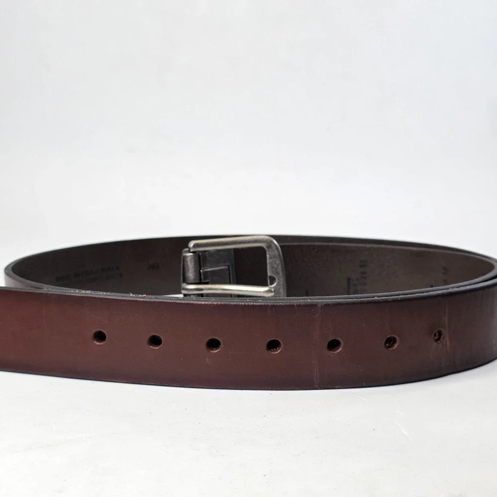 Levi's Genuine Leather Belt Brown Cut to Fit Size 34-42 Men's Adjustable